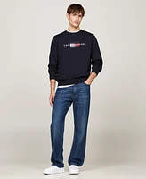 Tommy Hilfiger Men's Embroidered Logo Crewneck Sweatshirt