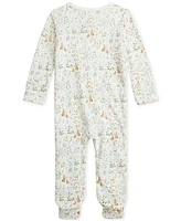 Polo Ralph Lauren x Riley Sheehey Baby Cotton Interlock Footed Coverall