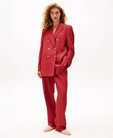 Tommy Hilfiger Women's Th x Sofia Richie Grainge Wide Leg Pants
