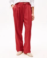 Tommy Hilfiger Women's Th x Sofia Richie Grainge Wide Leg Pants