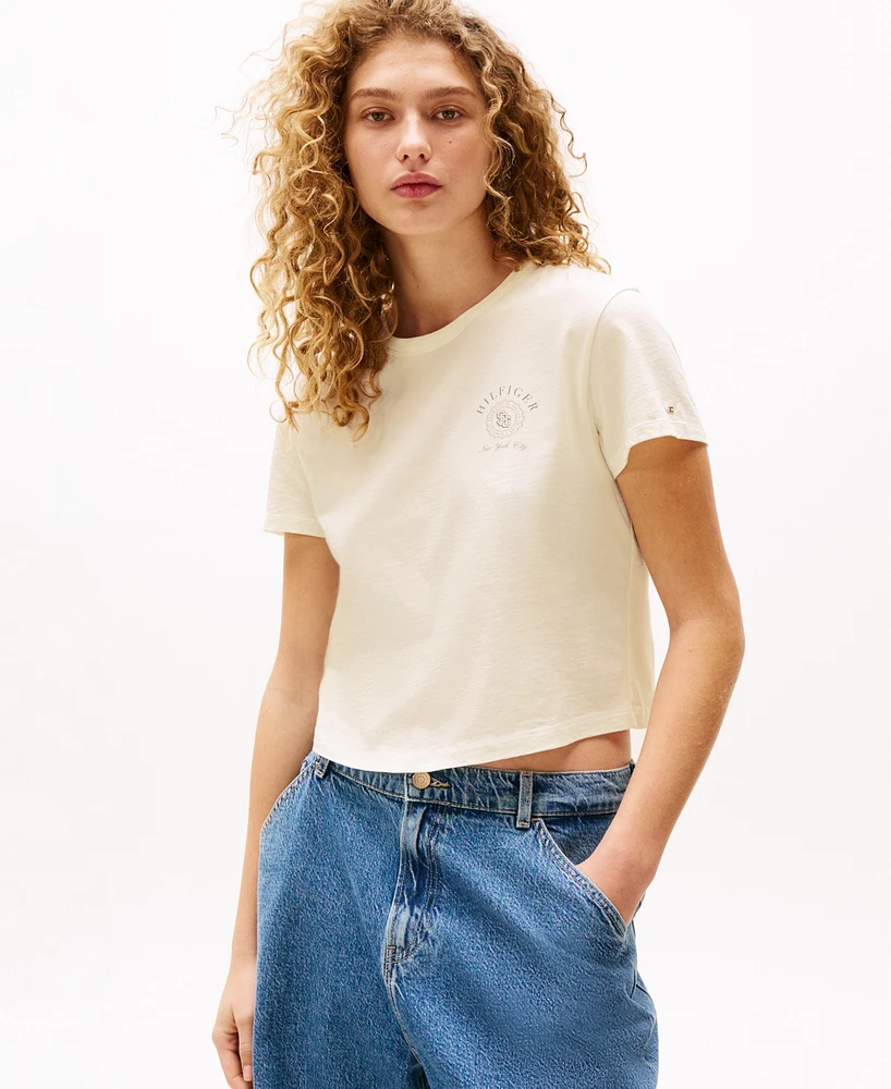 Tommy Hilfiger x Sofia Richie Grainge Women's Cropped Cotton T-Shirt