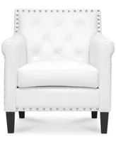 Antonia Faux Leather Accent Chair