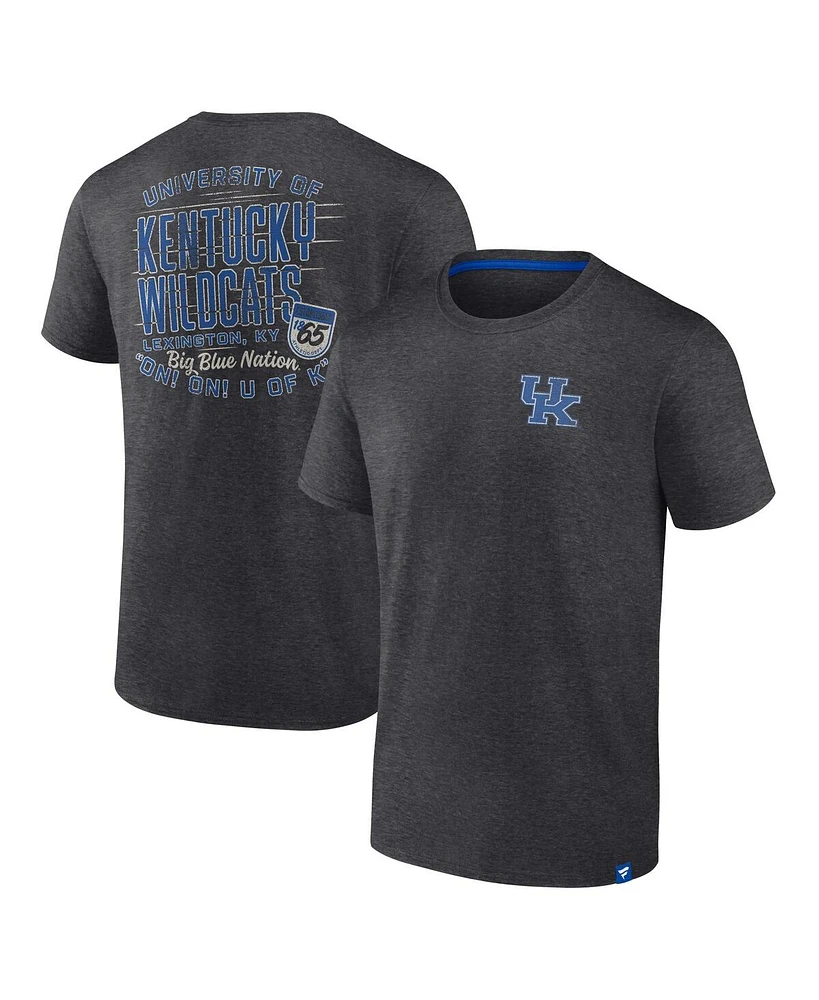 Fanatics Men's Heather Charcoal Kentucky Wildcats Iconic T-Shirt