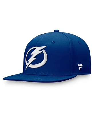 Fanatics Men's Blue Tampa Bay Lightning Core Primary Logo Snapback Hat