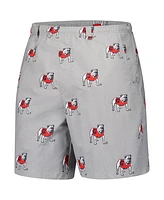 Columbia Men's Gray Georgia Bulldogs Backcast Iii Printed Short