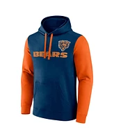 Fanatics Men's Navy Chicago Bears Fleece Pullover Hoodie