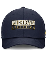 Jordan Men's Navy Michigan Wolverines Rise Adjustable Hat