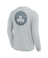 Fanatics Men's Gray Boston Celtics Elements Strive Long Sleeve T-Shirt