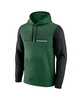 Fanatics Men's Green/Black New York Jets Outline Pullover Hoodie