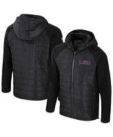 Colosseum Men's Black Lsu Tigers Block The Sun Full-Zip Hooded Jacket