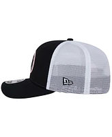 New Era Men's Black Inter Miami Cf 9SEVENTY Coolera Trucker Stretch-Snap Adjustable Hat