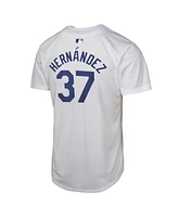 Nike Big Boys and Girls Teoscar Hernandez White Los Angeles Dodgers Home Player Game Jersey