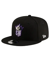 New Era Men's Black Sacramento Kings Classic Edition Jersey Hook 9FIFTY Snapback Hat