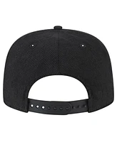 New Era Men's Black Jacksonville Jaguars Throwback Corduroy Golfer Snapback Hat