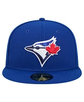 New Era Men's Royal Toronto Blue Jays Checkered Undervisor 59FIFTY Fitted Hat