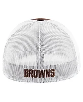 '47 Brand Men's Brown/White Cleveland Browns Thrash Trophy Flex Hat