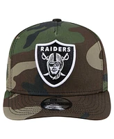 New Era Men's Camo Las Vegas Raiders Woodsy 9FIFTY Snapback Hat