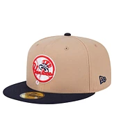 New Era Men's Khaki York Yankees 59FIFTY Fitted Hat