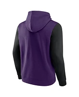 Fanatics Men's Purple Baltimore Ravens Big Tall Outline Pullover Hoodie