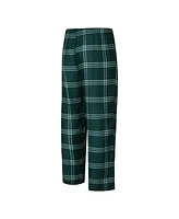 Concepts Sport Men's Hunter Green/Gray Milwaukee Bucks Petition Long Sleeve T-Shirt and Plaid Pant Set