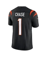 Nike Men's Ja'Marr Chase Black Cincinnati Bengals Vapor F.u.s.e. Limited Jersey