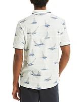 Nautica Men's Printed Sailboat Polo Shirt