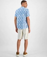 Guess Mens Printed Shirt Logo T Shirt Shorts