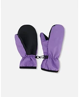 Deux par Girl Mid-Season Mittens Mauve - Toddler|Child