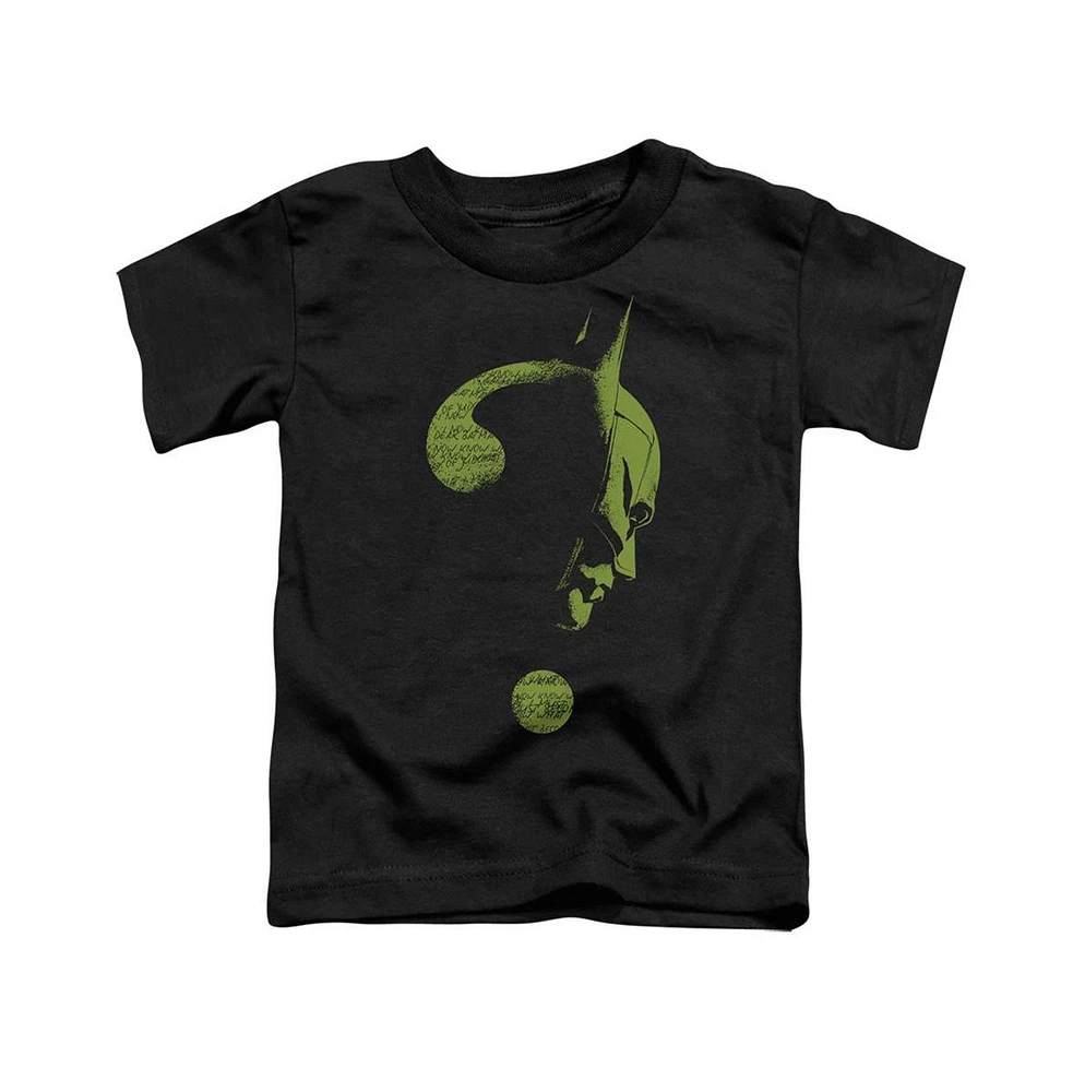 Batman Toddler Girls The Baby-Girls (2022) Question Mark Short Sleeve Tee / T-Shirt