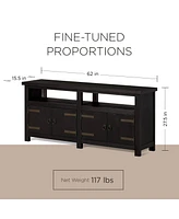 Maven Lane Luca Rustic Wooden Media Unit