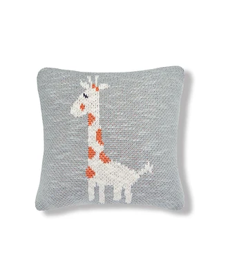 C&F Home 10" x 10" Giraffe Knitted Small Petite Throw Pillow