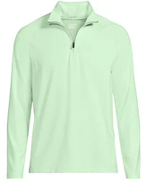 Lands' End Big & Tall Long Sleeve Raglan Social Active Quarter Zip