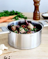 Stainless Steel Strate 1 Qt. Saucepan Set with Handles