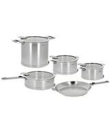 Strate -Piece Stainless Steel Cookware Set