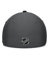 Fanatics Men's Gray/Black Vegas Golden Knights Authentic Pro Rink Flex Hat