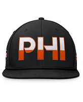 Fanatics Men's Black Philadelphia Flyers Authentic Pro Rink Snapback Hat