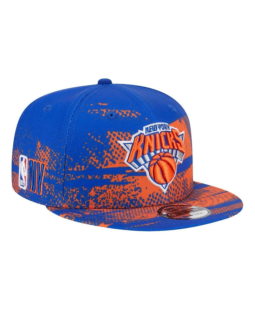 New Era Men's Blue New York Knicks Tip-Off 9FIFTY Snapback Hat