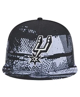 New Era Men's Black San Antonio Spurs Tip-Off 9FIFTY Snapback Hat