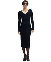 Boss by Hugo Boss Women's Long-Sleeved Knitted Dress