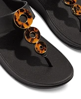 FitFlop Women's Fino Resin-Hoop Sandals