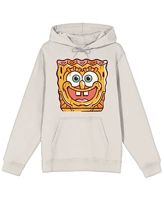 SpongeBob SquarePants Men's Smiling Adult Sand Graphic Hoodie-3XL