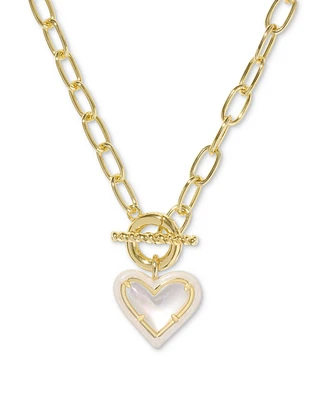 Kendra Scott 14k Gold-Plated Heart 17" Convertible Pendant Necklace