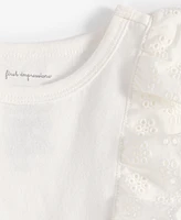 First Impressions Baby Girls Solid Eyelet-Flutter Dress, Exclusively at Macy's