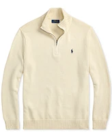 Polo Ralph Lauren Men's Big & Tall Cotton Quarter-Zip Sweater