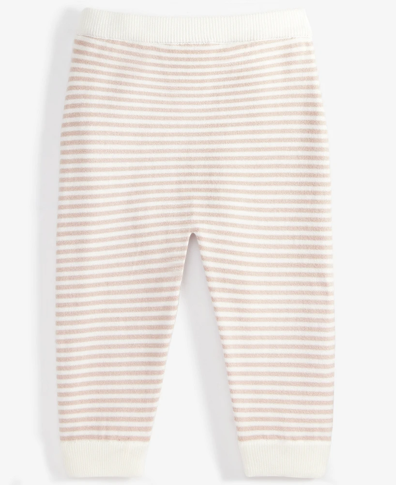 First Impressions Baby Cotton Stripe Pants, Exclusively at Macy's