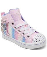 Skechers Little Girls Twi-Lites - Charm Glitz Light-Up Casual Sneakers from Finish Line