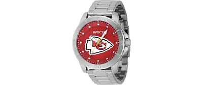 Invicta Men's 48089 Nfl Kansas City Chiefs Quartz 3 Hand Red Dial Watch