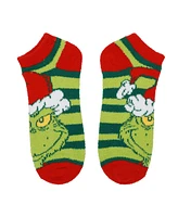 The Grinch Women's Chenille Adult Ankle Socks (Pack of 3)