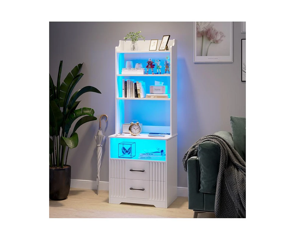 Vlsrka Vanity Makeup Desk with Mirror and Lights