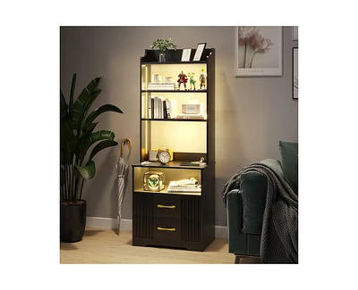 Vlsrka Vanity Makeup Desk with Mirror and Lights